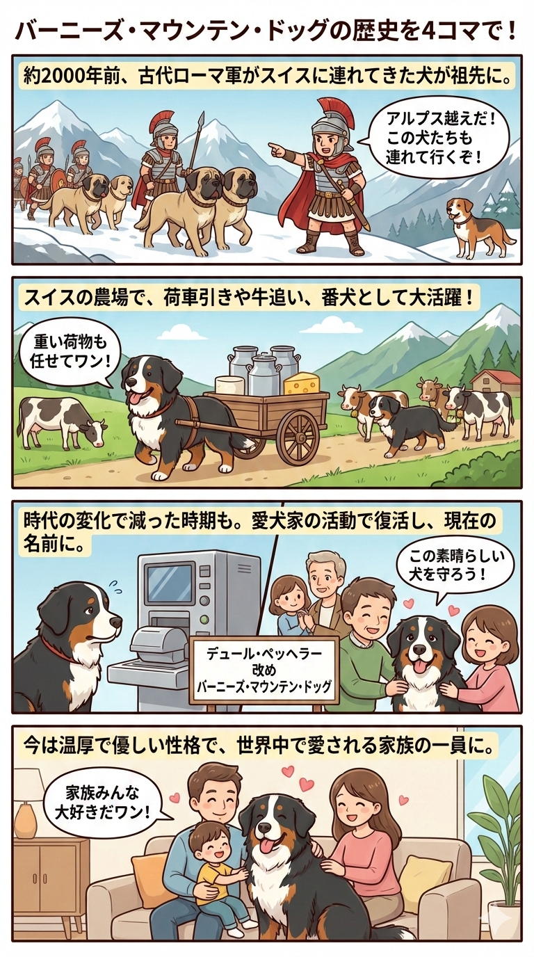 �o�[�j�[�Y�E�}�E���e���E�h�b�O�̐��藧����4�R�}����