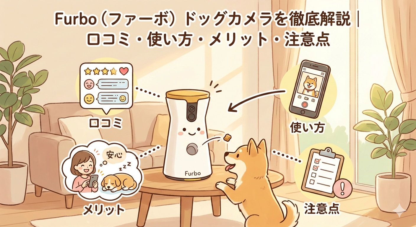 Furbo(ファーボ)ドッグカメラを徹底解説