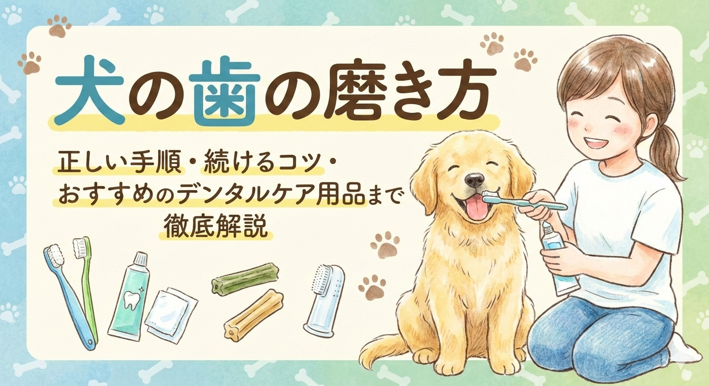 犬の歯の磨き方|正しい手順・続けるコツ・おすすめのデンタルケア用品まで徹底解説!