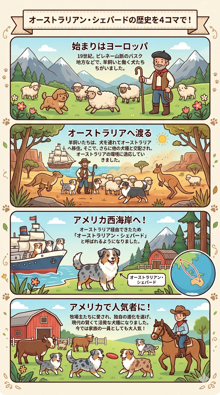 �I�[�X�g�����A���E�V�F�p�[�h�̐��藧���Ɋւ���4�R�}����